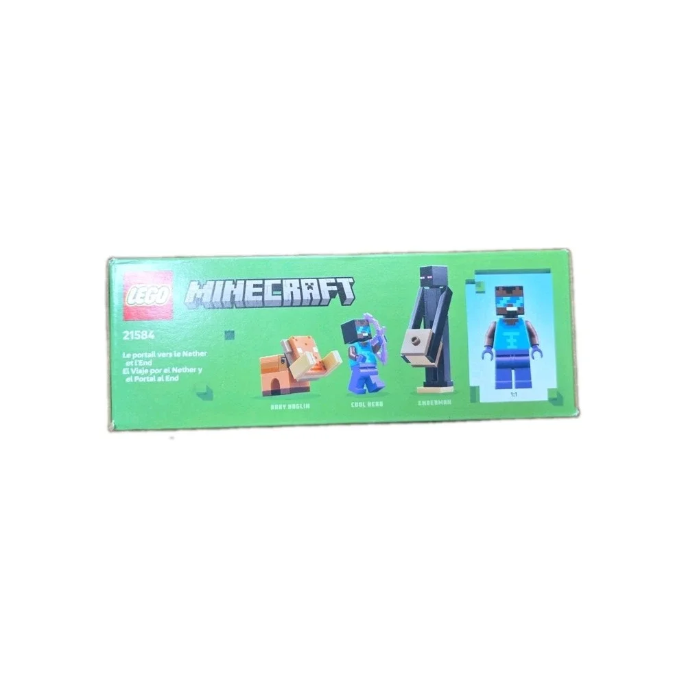 Lego 192pc Minecraft (2026) NETHER & END PORTAL JOURNEY Building Set #21584